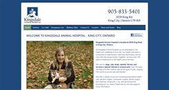 Desktop Screenshot of kingcityvet.ca
